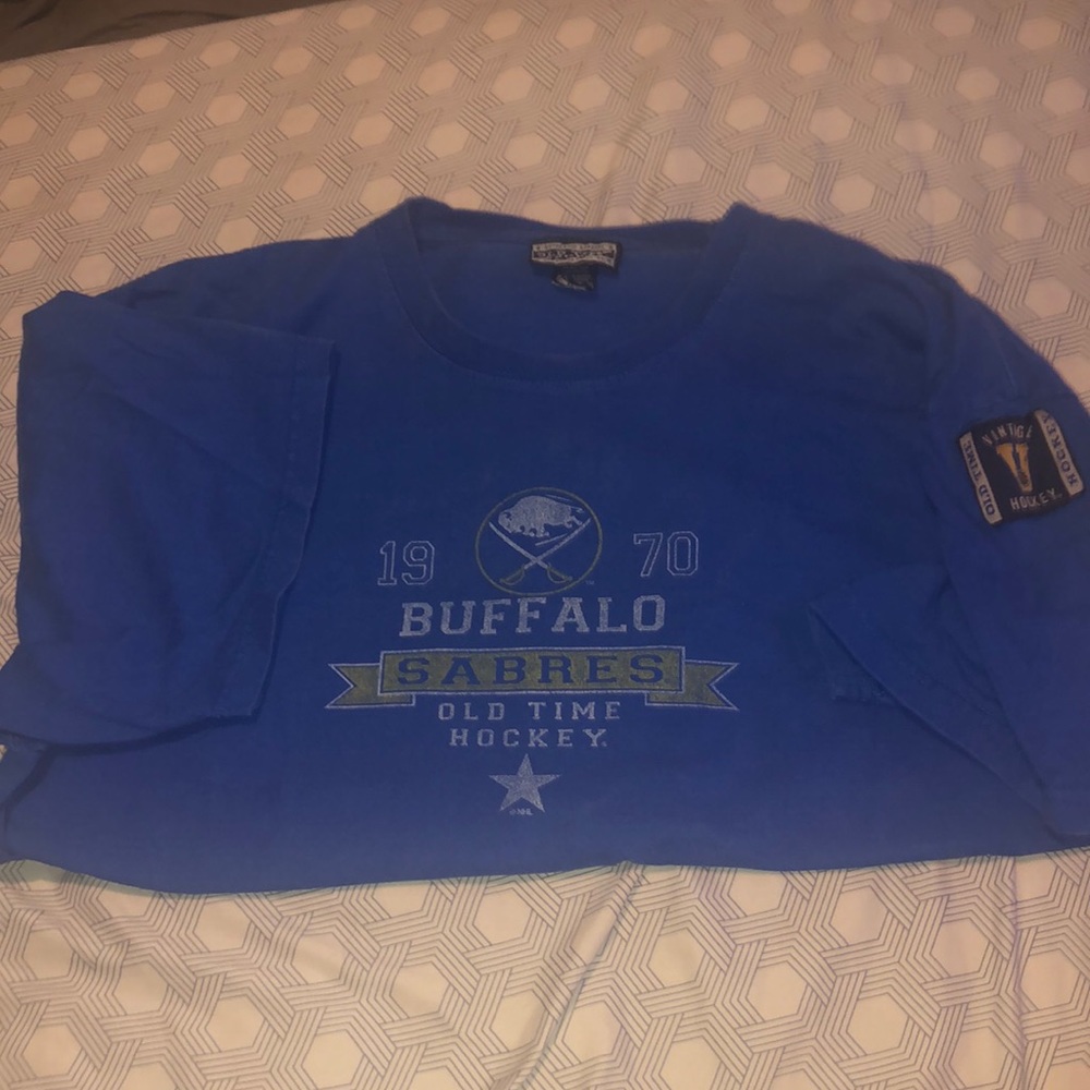 Buffalo sabres sz xl vintage old time sports shirt